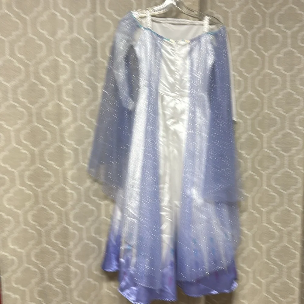 Frozen Elsa snow queen 2 Disney princess size girls kids 7-8 - Picture 6 of 9